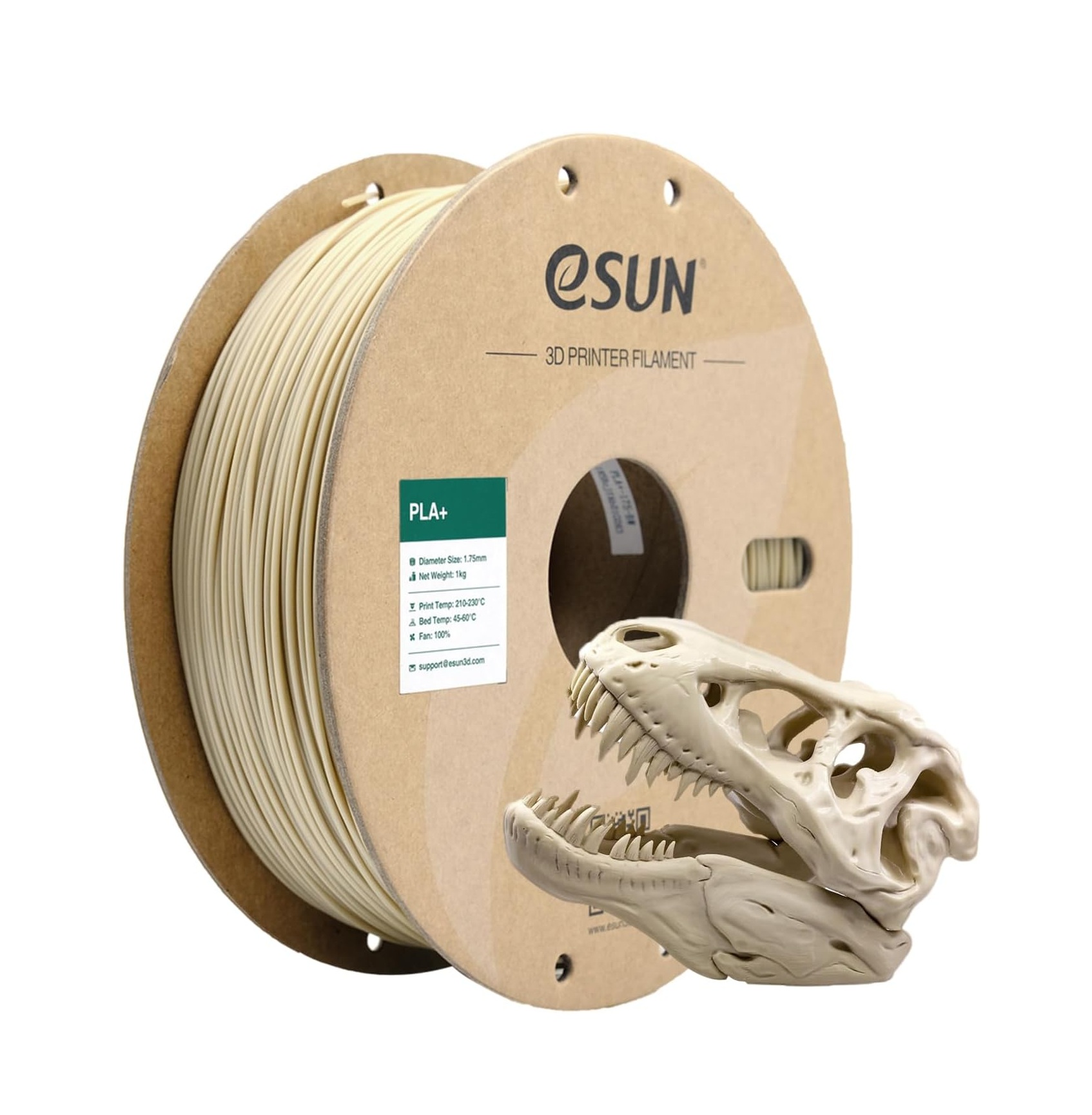 Filamento PLA+ Blanco hueso